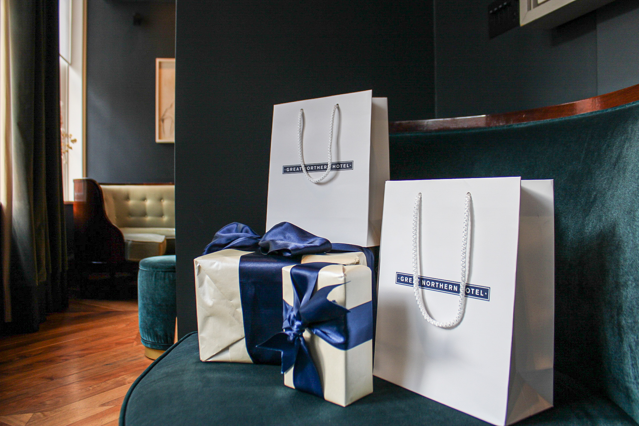 Great Northern Hotel gift bags and wrapped presents - gift vouchers