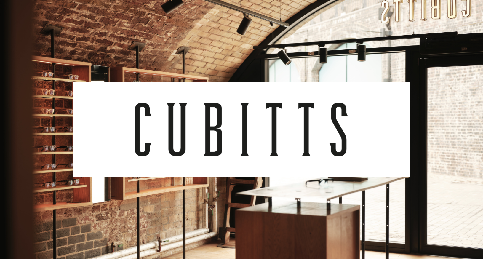 Cubitts logo - opticians in Coal Drop's Yard